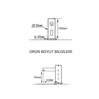 Genesit Ankastre Sensörlü Elektrikli Sabun Verici GS60F
