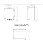 Jet Motorlu Fotoselli El Kurutma Makinesi GSQ91K Xinda