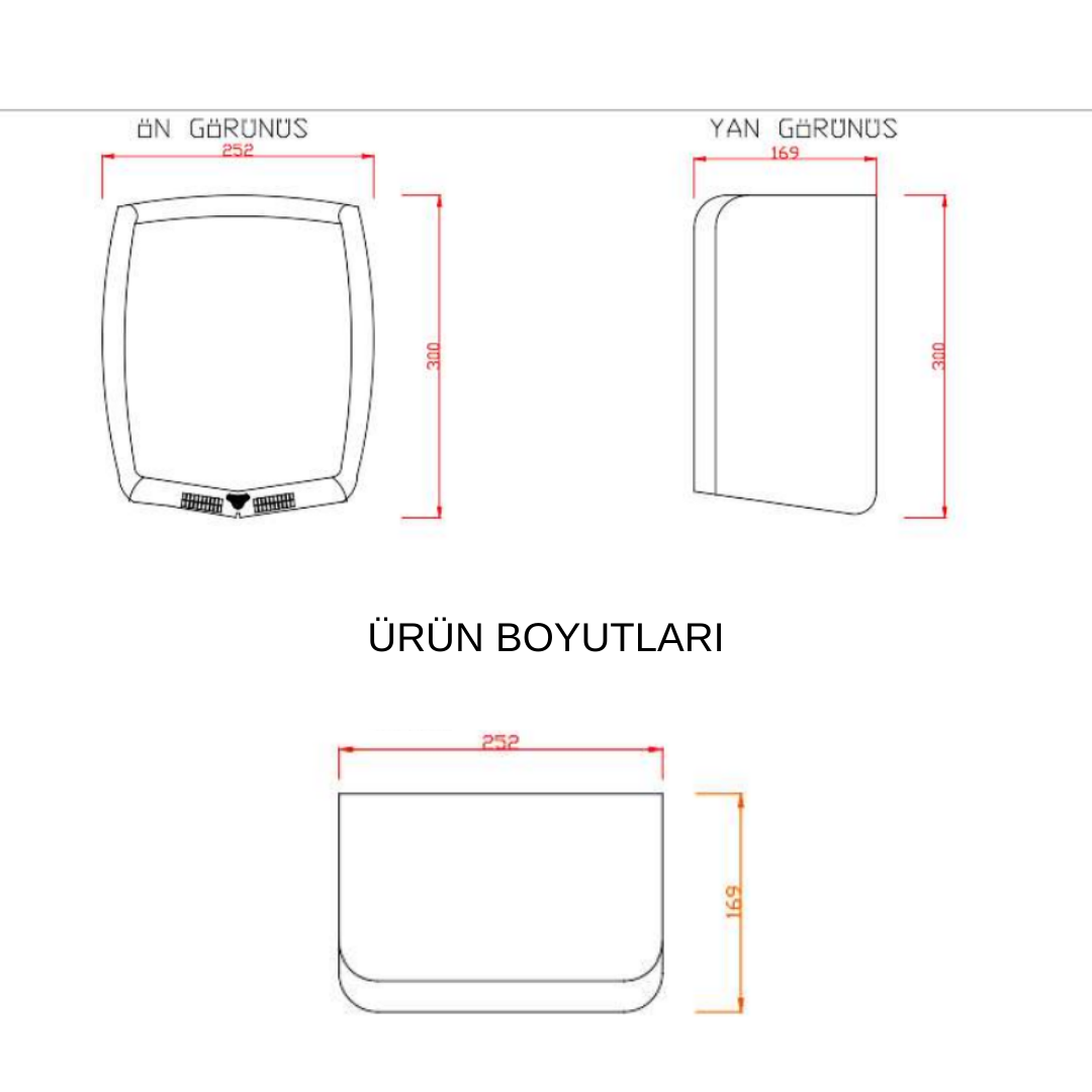 Jet Motorlu Fotoselli El Kurutma Makinesi GSQ91K Xinda