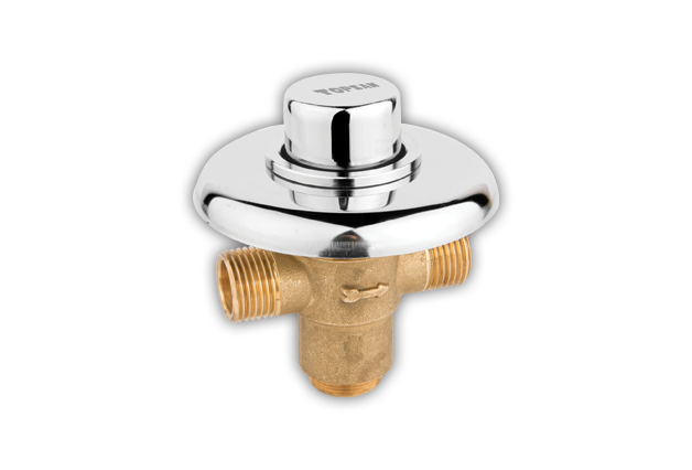 Zaman Ayarlı Sıvaaltı Pisuar Musluk, paslanmaz rozetli