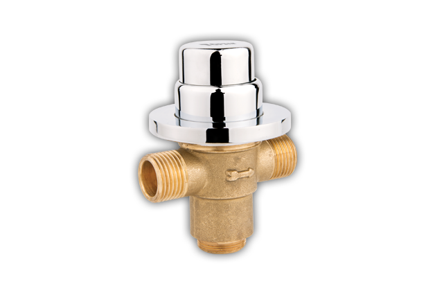 Zaman Ayarlı Sıvaaltı Pisuar Musluk Pirinç Rozetli