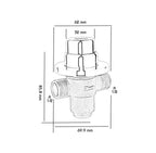Zaman Ayarlı Sıvaaltı Pisuar Musluk Pirinç Rozetli
